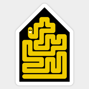 Worms House 1 Sticker